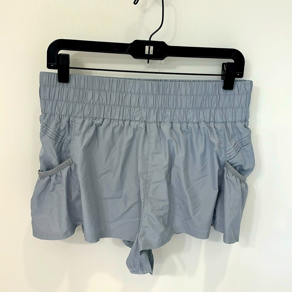 Free people, movement gray get your flirt on size medium short